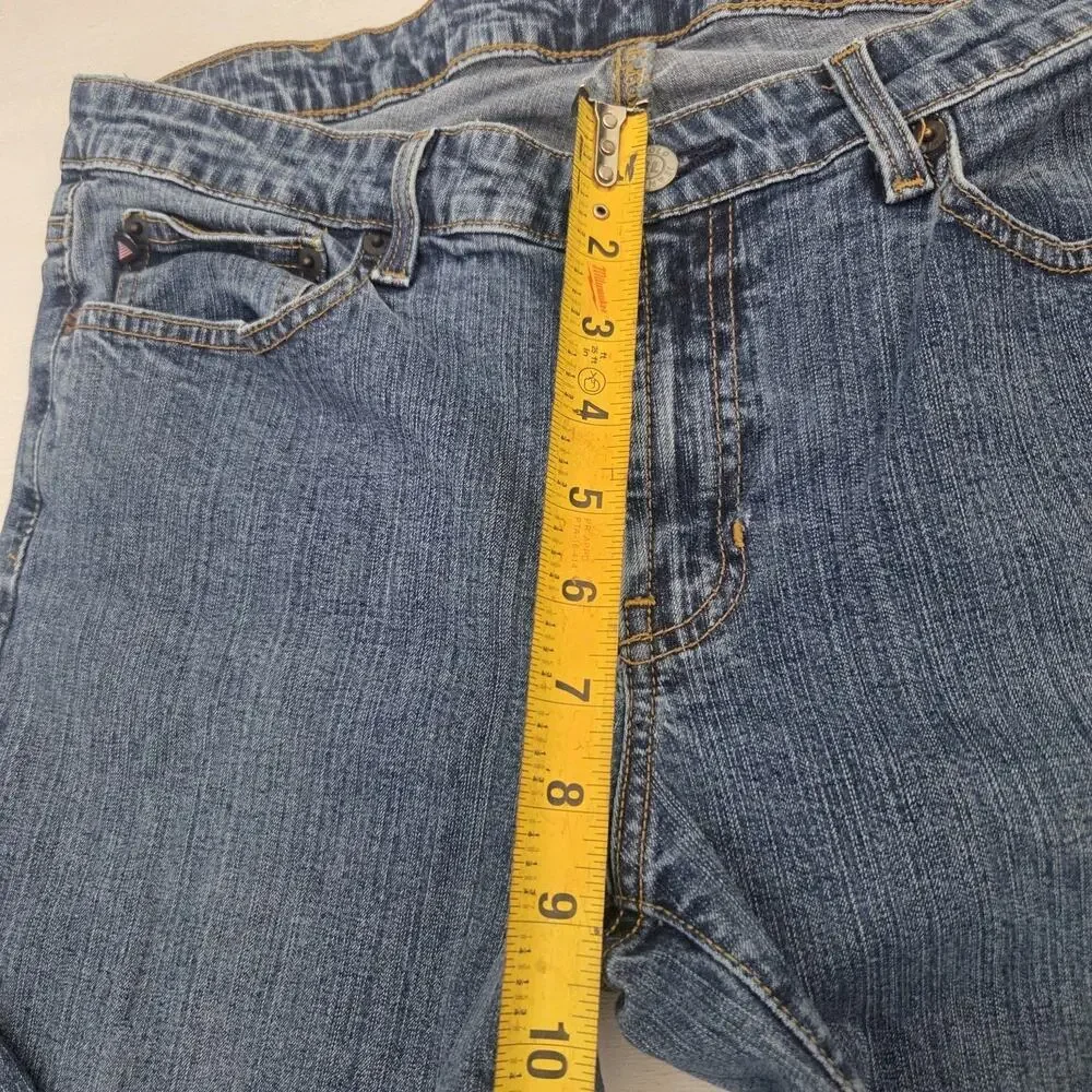 Vintage Polo Jeans Co Ralph Lauren Women's Jeans Size 10x32 Blue Denim Kelly
